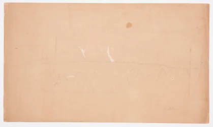 Dessin, mont Katahdin, depuis le lac Katahdin, Maine, 1852