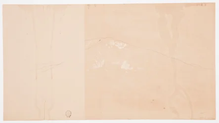 Dessin, mont Katahdin vu du sud-est ; verso : mont Katadhin, 1876-78