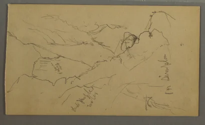Dessin, Vallée étroite, 1868