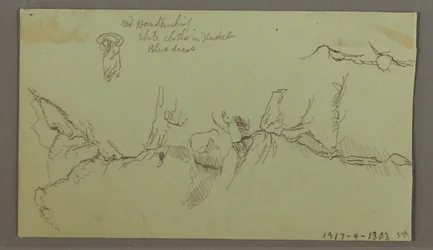 Dessin, Narrow Valley, bâtiment, 11 septembre 1803