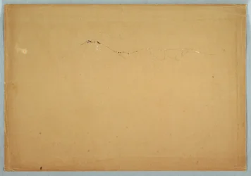 Dessin, contour du mont Katahdin, Maine, vers 1856-60