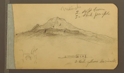 Dessin, Pic de Malintzi, 1889