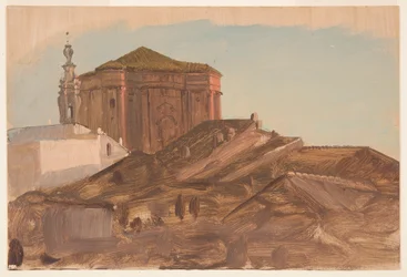 Dessin, Toits près de Sant
