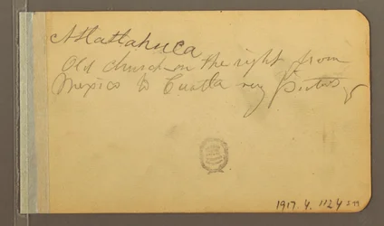 Dessin, montagnes escarpées, 17 avril 1889