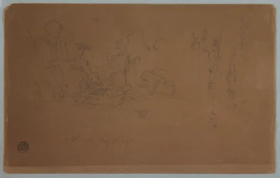 Dessin, Saberreta, Équateur, 23 juillet 1857