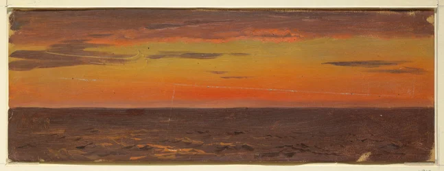 Dessin, paysage marin, juin 1859
