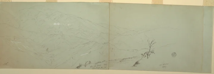 Dessin, croquis, Bloxburgh, Jamaïque, 1865