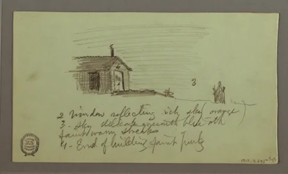 Dessin, étude du ciel, 1er février 1869