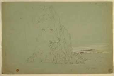 Dessin, "Tête du Sud", 1851