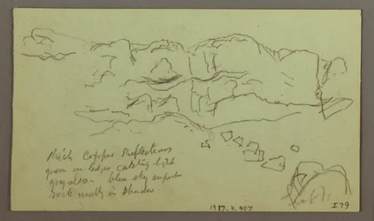 Dessin, étude du versant d