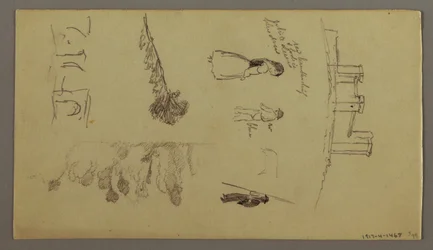 Dessin, Deux études de ville au sommet d