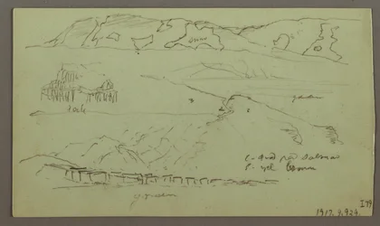 Dessin, Vallée, avril peut-être 1868
