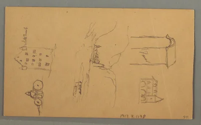 Dessin, Vallée de Vallais, peut-être 1868