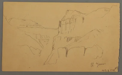 Dessin, Valleyside, février 1869 