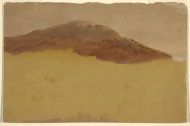 Dessin, Colline boisée, 1870-80