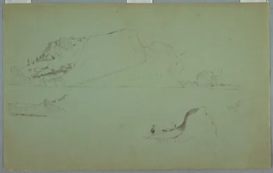 Icebergs flottants, 15 juillet 1859