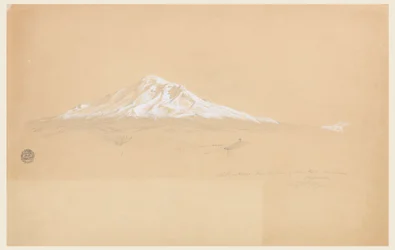 Mont Chimborazo depuis la maison de Senior Pablo Bustamante, Riobamba, Équateur