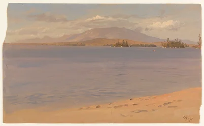Mont Katahdin depuis le lac Millinocket