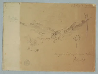 Paysage de montagne près de Jorje, Équateur