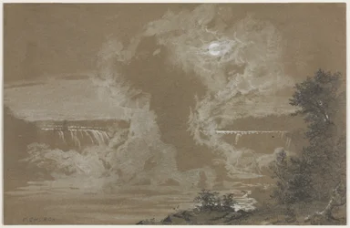 Les chutes du Niagara au clair de lune