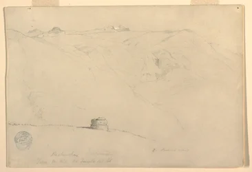 Pichincha, matin, depuis le Temple du Soleil, Quito, Équateur, juin 1857