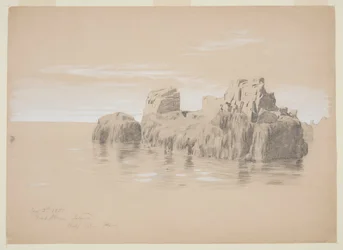 Rochers sur la côte, île Grand Manan, Canada