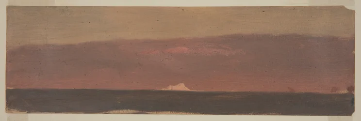 Paysage marin avec iceberg