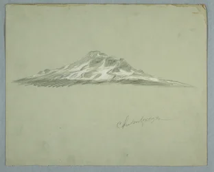 Sommet enneigé du mont Chimborazo, Équateur