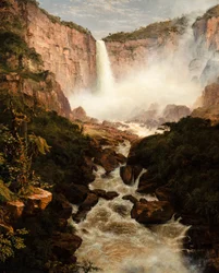 Les chutes de Tequendama près de Bogota, Nouvelle-Grenade