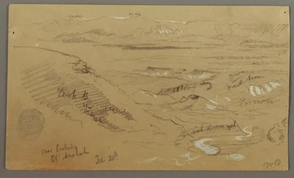 Vue à travers Wady el-Arabah