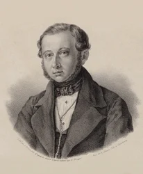 Portrait du violoniste et compositeur Thomas Täglichsbeck 1799-1867, 1837-1838