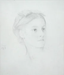 Portrait de May Sartoris (1845-1925) 1854