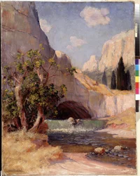 Vue de Fontaine-de-Vaucluse