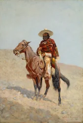Un vaquero mexicain, 1890