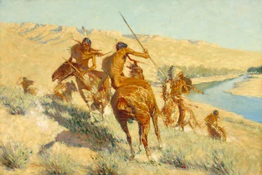 Épisode du fusil à buffle (La Visite du fusil à buffle : Un épisode de buffle) 1909