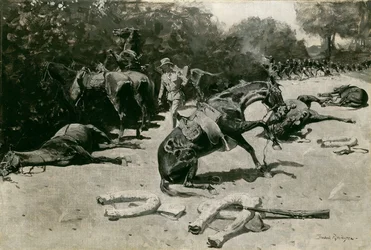 Comment les chevaux sont morts pour leur pays à Santiago