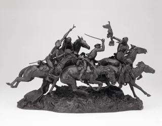 Les vieux dragons de 1850, modelé 1905, coulé 1905-09