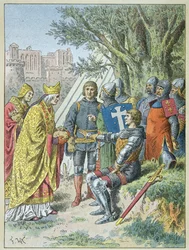 Bertrand Du Guesclin reçoit la rancune qu