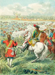 Le roi Louis XIV traversant le Rhin