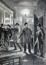 Descente de police dans un club anarchiste, Londres