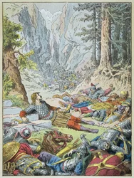 Roland est mort à la bataille de Roncevaux
