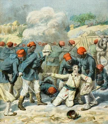 La mort du lieutenant Lecerf lors de la bataille de Napa