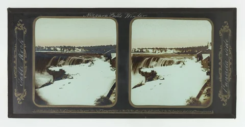 Hiver, chutes du Niagara, Table Rock, côté canadien