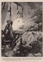 Un déjeuner gâché, un obus de Long Tom dans l