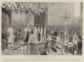 Le couronnement du tsar, l