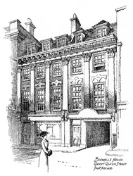 Maison de James Boswell, Great Queen Street, Covent Garden, Londres, 1912