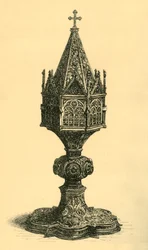 Monstrance, vers 1450, 1881
