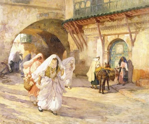 Femmes arabes dans une rue