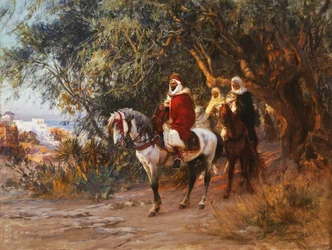 Arabes à cheval