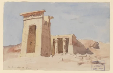 Le temple de Dendur, avec le pylône